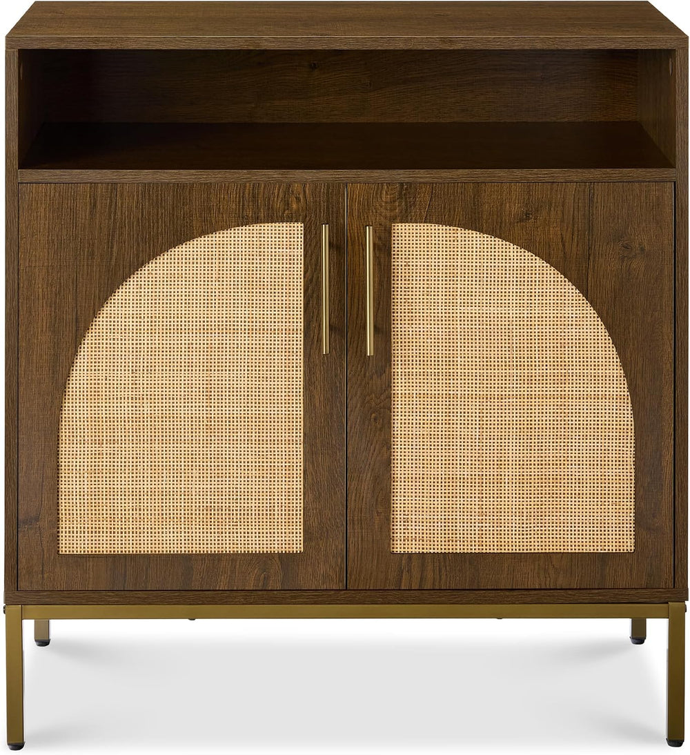 Best Choice Products Rattan Sideboard Buffet Cabinet, Entryway Table, Accent ...