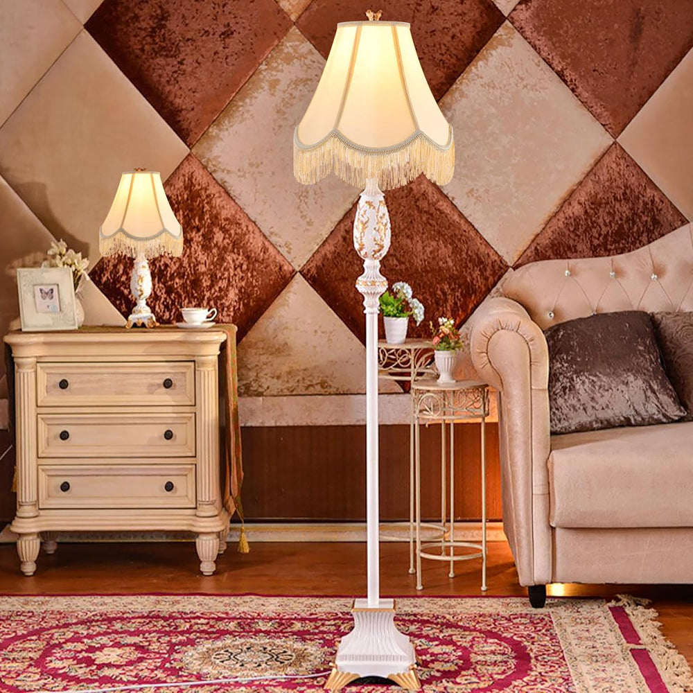 GO&SO Lamp Shade Set of 2,6" x 13" x 10.6",Yellowish Beige...