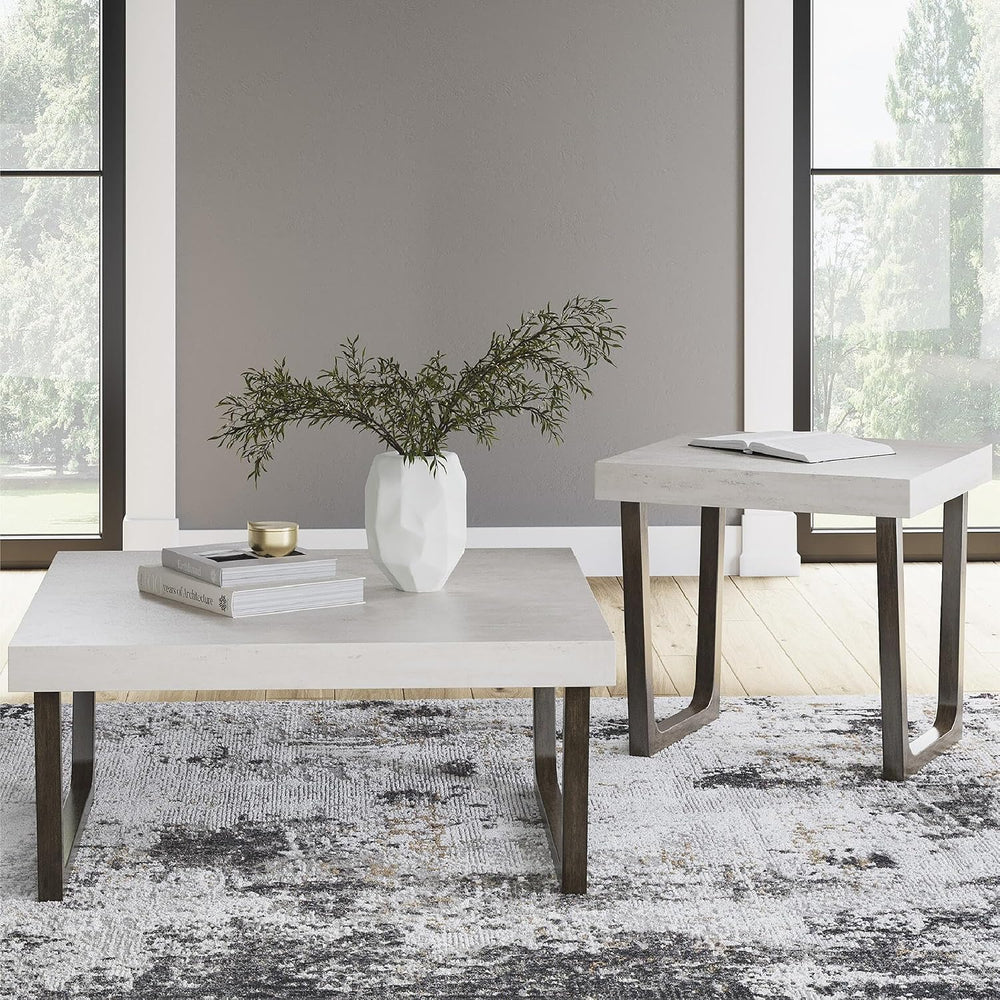 Signature Design by Ashley Westenfort 2-Piece Square Coffee Table Set | Squar...