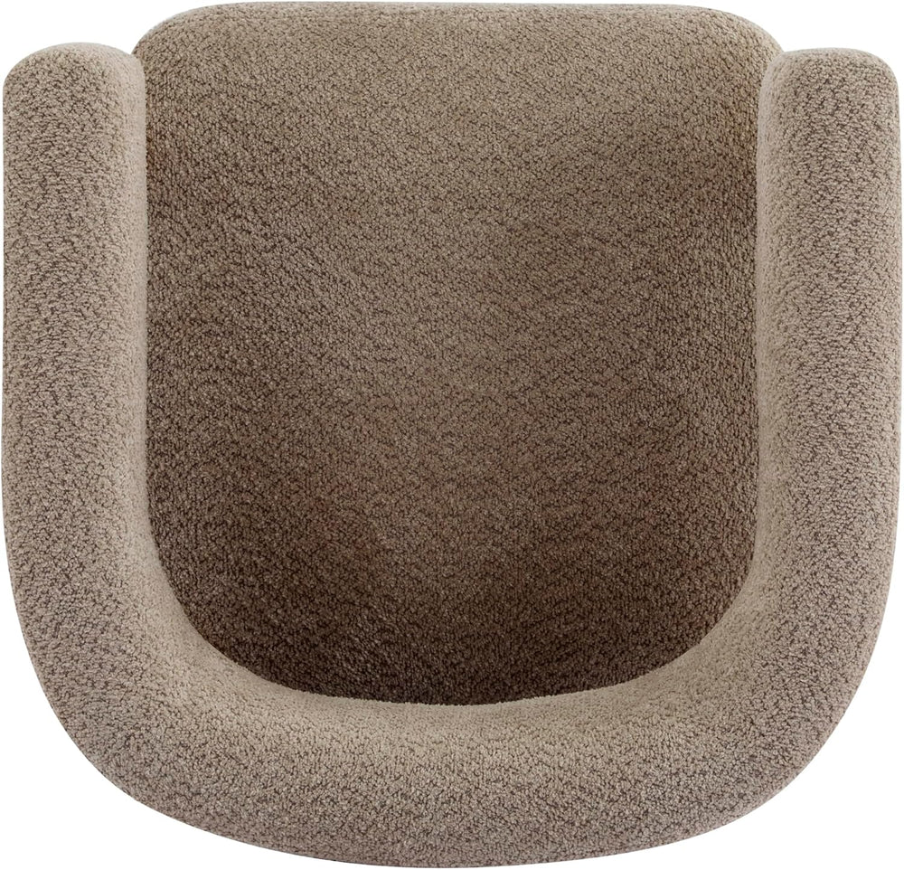Christopher Knight Home Carly Low Profile Accent Chair, Round Backrest Side C...