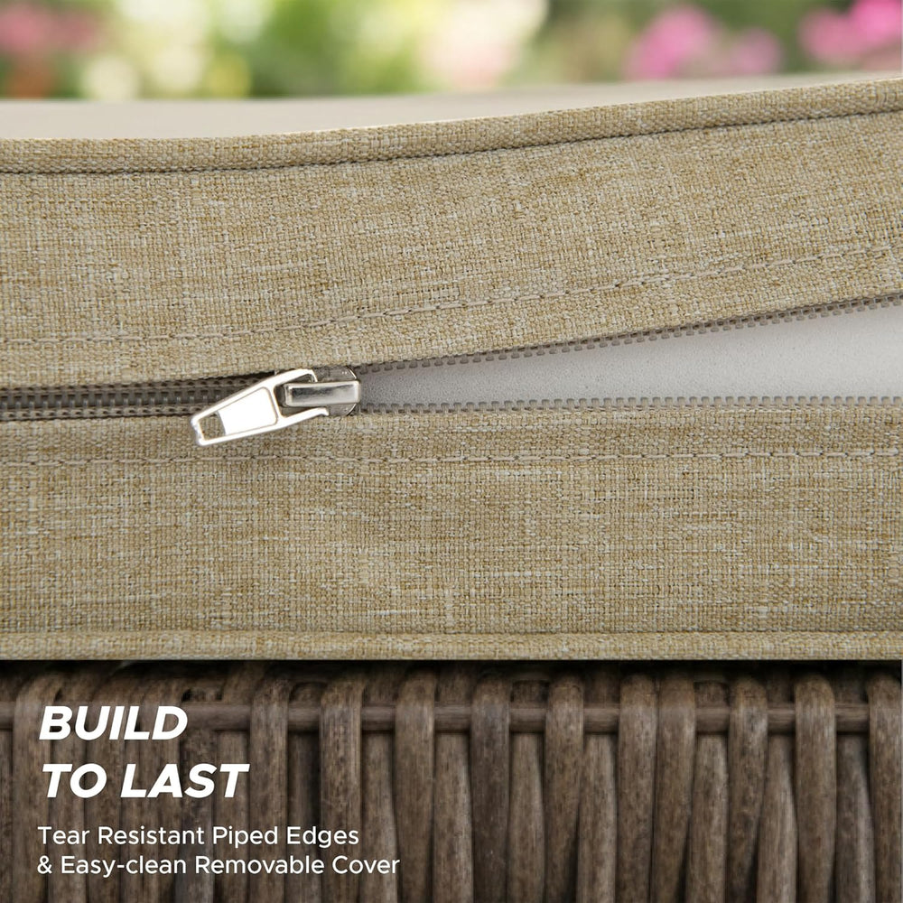 Outdoor Chair Cushions, Water-Resistant & Fade-Resistant, Patio Furniture...