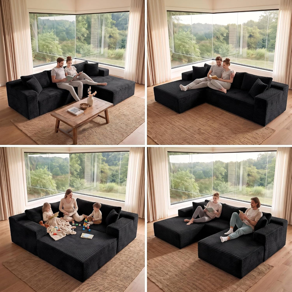 Boneless Couch Modular Sectional Sofa Cloud Couch