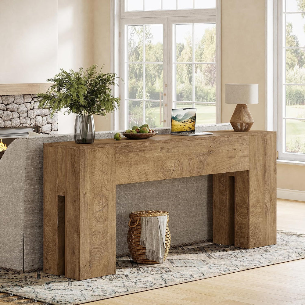 Tribesigns 71-Inch Long Console Table for Entryway, Farmhouse Sofa Console | ...