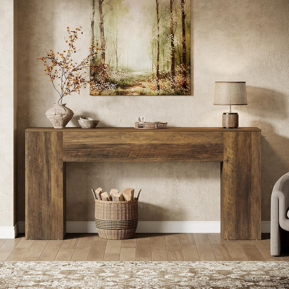 Tribesigns 71-Inch Long Console Table for Entryway, Farmhouse Sofa Console | ...