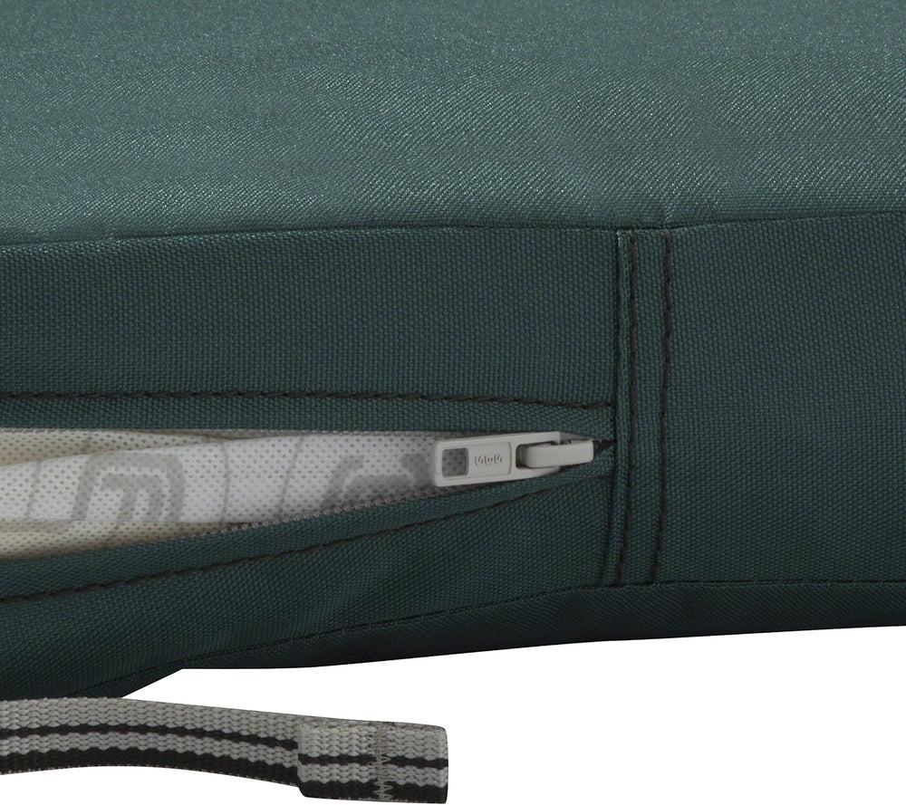 Classic Accessories Ravenna Water-Resistant 21 x 20 x 4 Inch Patio Back Cushi...