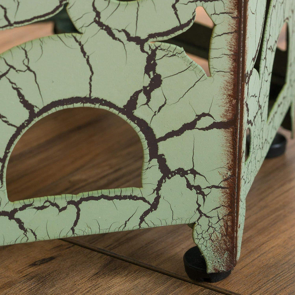 Christopher Knight Home Parrish Iron Accent Tables, 2-Pcs Set, Antique Green