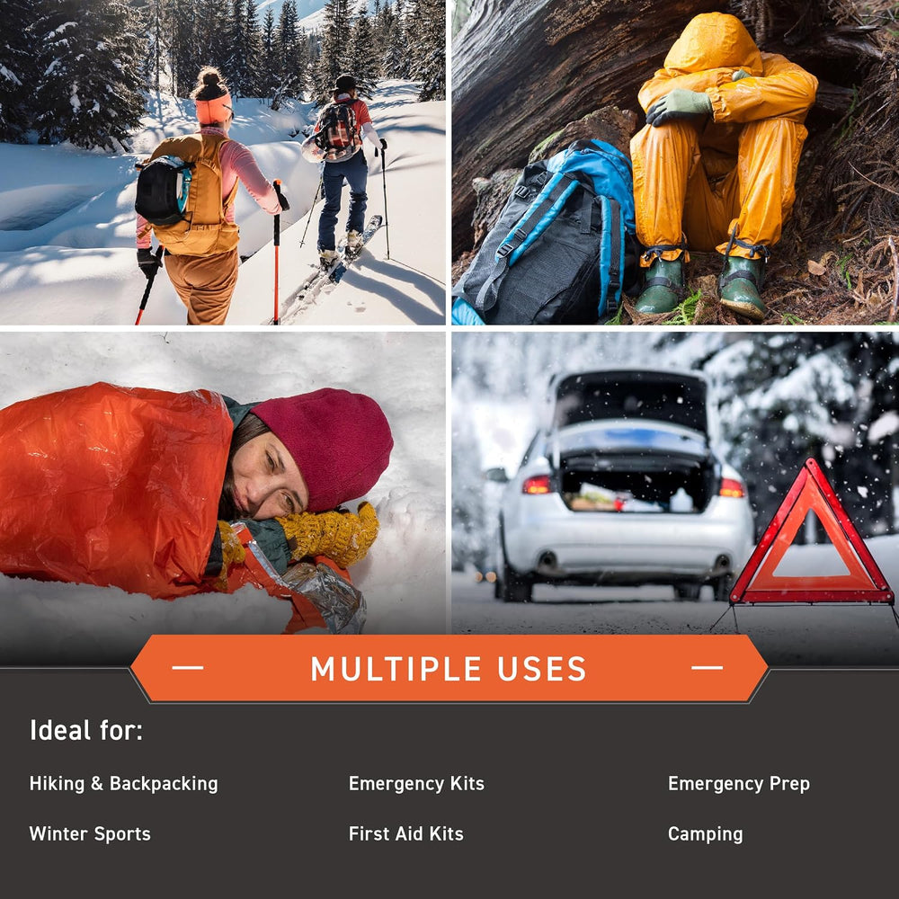 Survive Outdoors Longer 90% Emergency Bivvy - Comes with Survival Whistle &am...