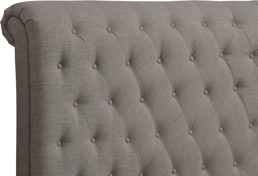 Modus Furniture Royal Tufted Headboard, King, Espresso