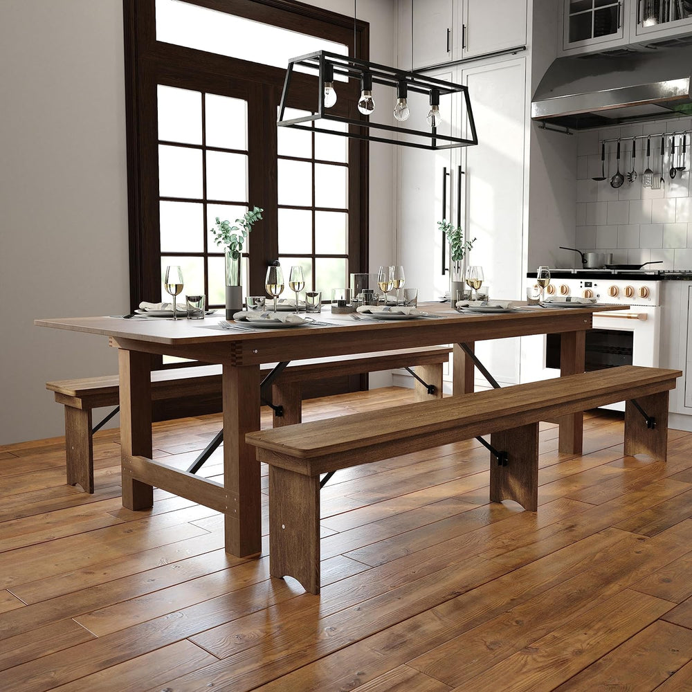 Flash Furniture Hercules 108x40 in Folding Table
