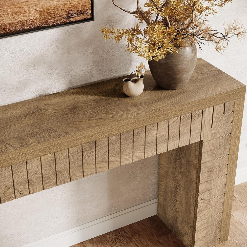 Tribesigns 70.9-Inch Extra Long Console Table for Entryway, Narrow Sofa Table...