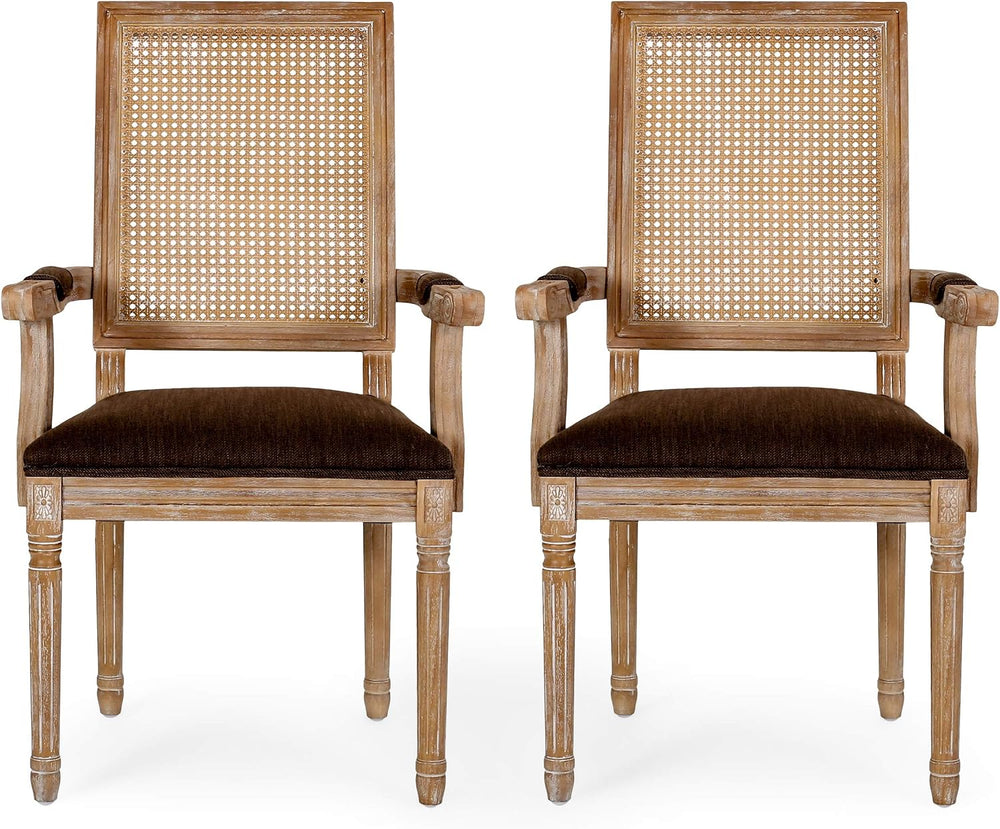 Christopher Knight Home Maria DINING CHAIR SETS, Wood, Brown + Natural