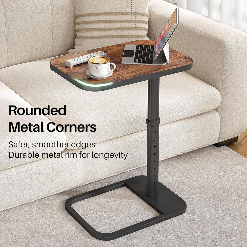 Kitstorack Upgraded TV Tray Table with Panel Lock, 90° Flip-Over Design &...