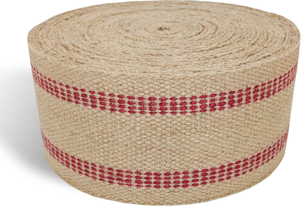 AK TRADING CO. Natural Jute Webbing (Burlap) 3.5 Inches X 72 Yards - Natural ...