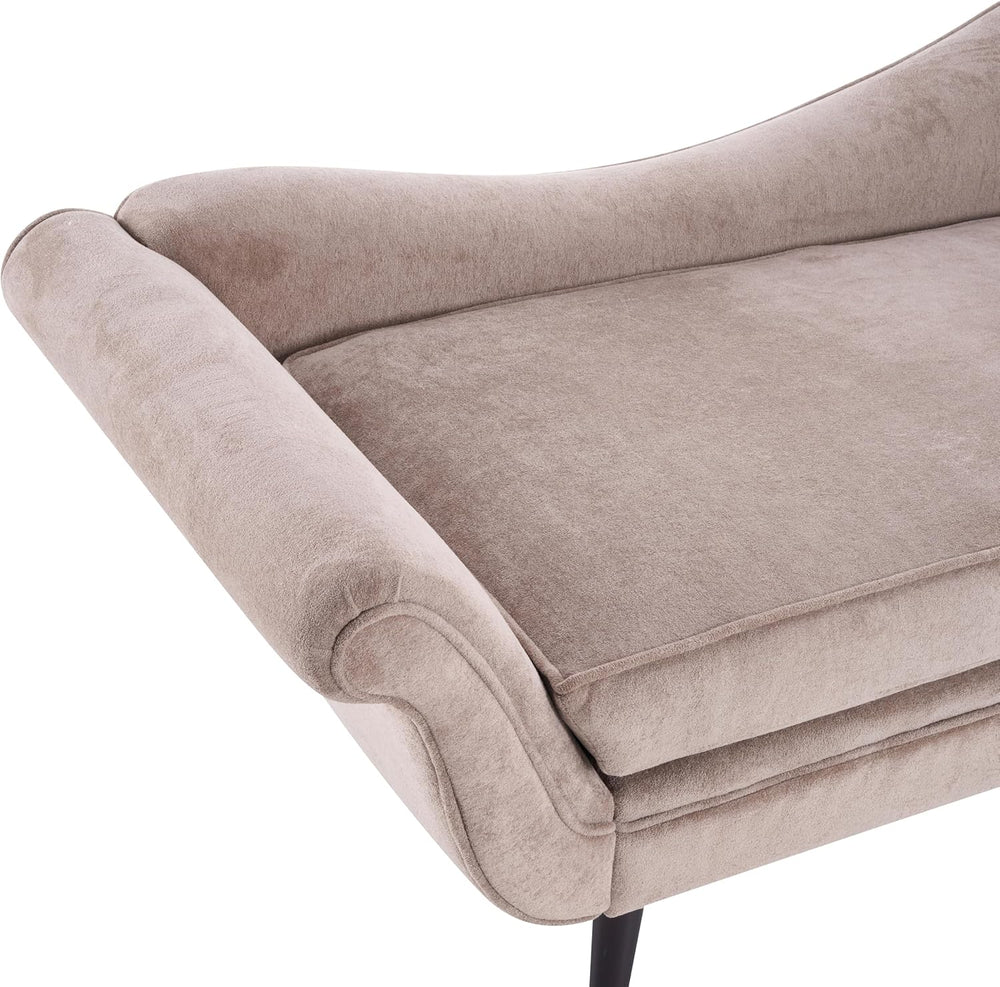 Christopher Knight Home Willer Velvet Upholstered Chaise Lounge Chair Indoor,...