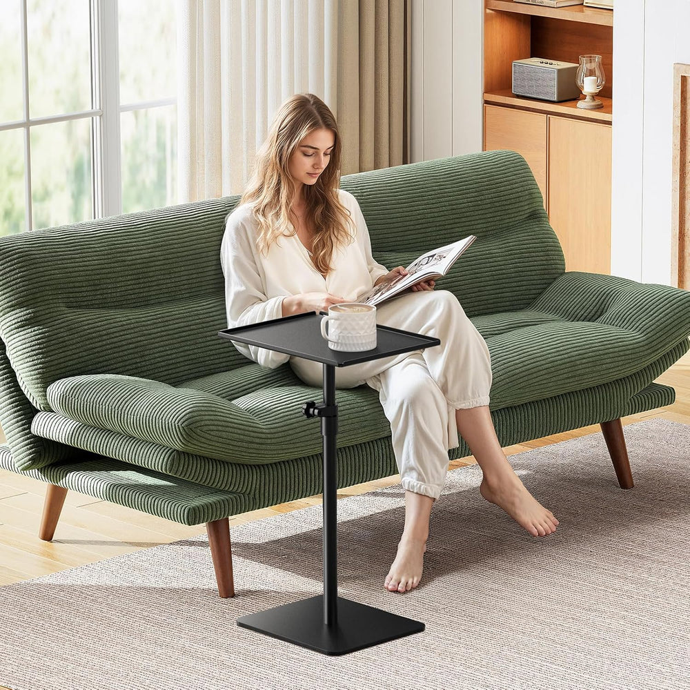 RCHYFEED Small Side Tables for Small Spaces, End Table Metal Side Table Set o...