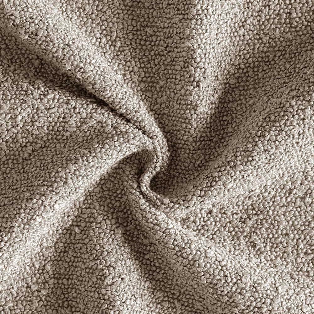 MIULEE 20x20 Decorative Boucle Couch Pillow Covers Light Taupe