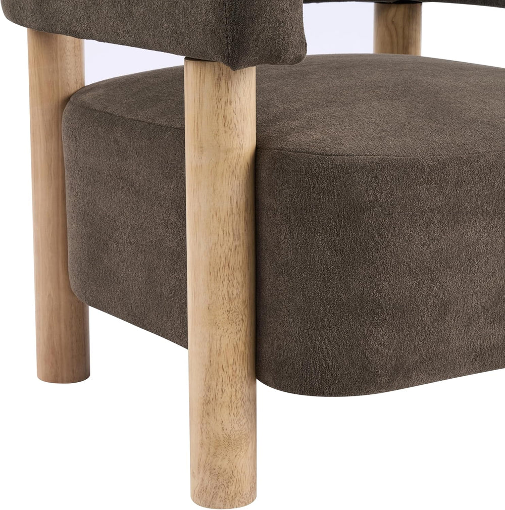 Christopher Knight Home Carly Low Profile Accent Chair, Boucle Upholstered Ba...