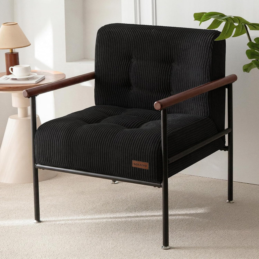 MAXYOYO Accent Chair, Modern Living Room Chair with Metal Frame | Upholstered...