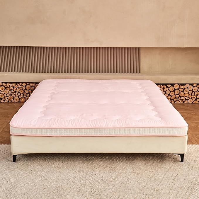 Dr.Futon Japanese Floor Futon Mattress Extra Thick Folding Roll Up Bed Topper...