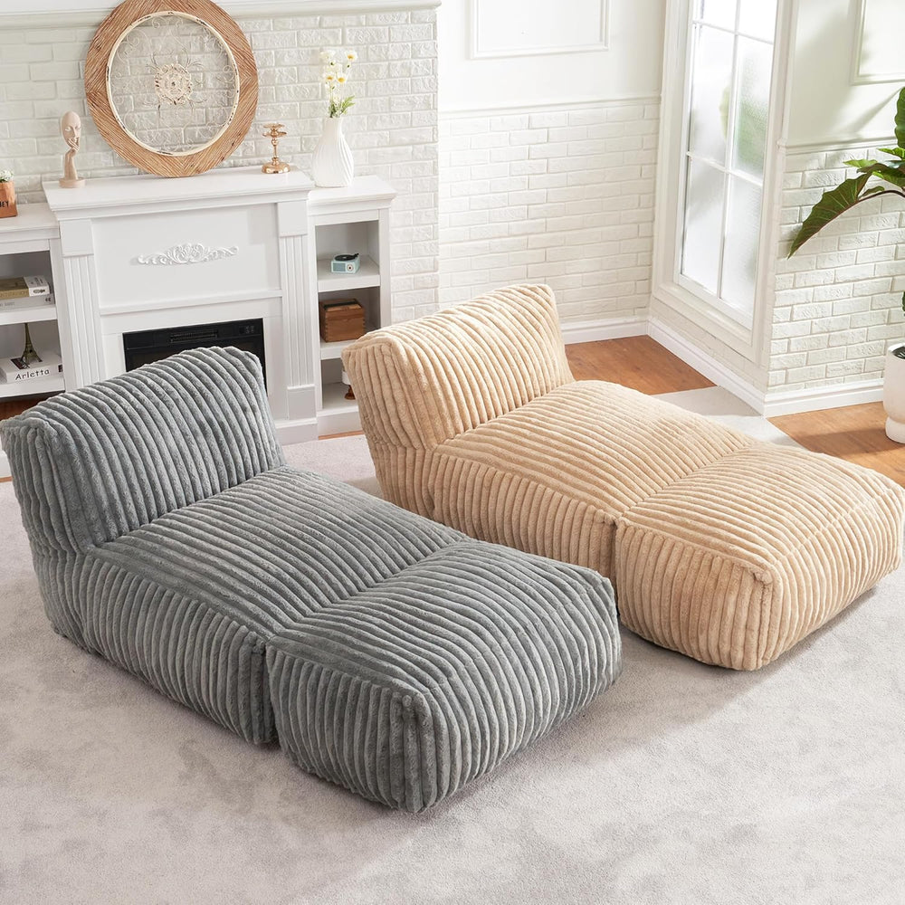Bean Bag Chairs for Adults Giant Bean Bag Chair Memory Foam BeanBag Chair Bea...
