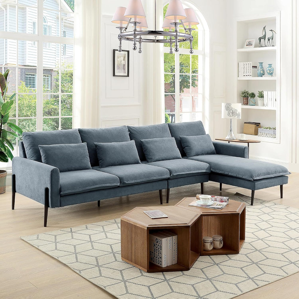 LEEMTORIG Hexagonal Narrow Solid Wood End Table, Multi Purpose Coffee Table w...