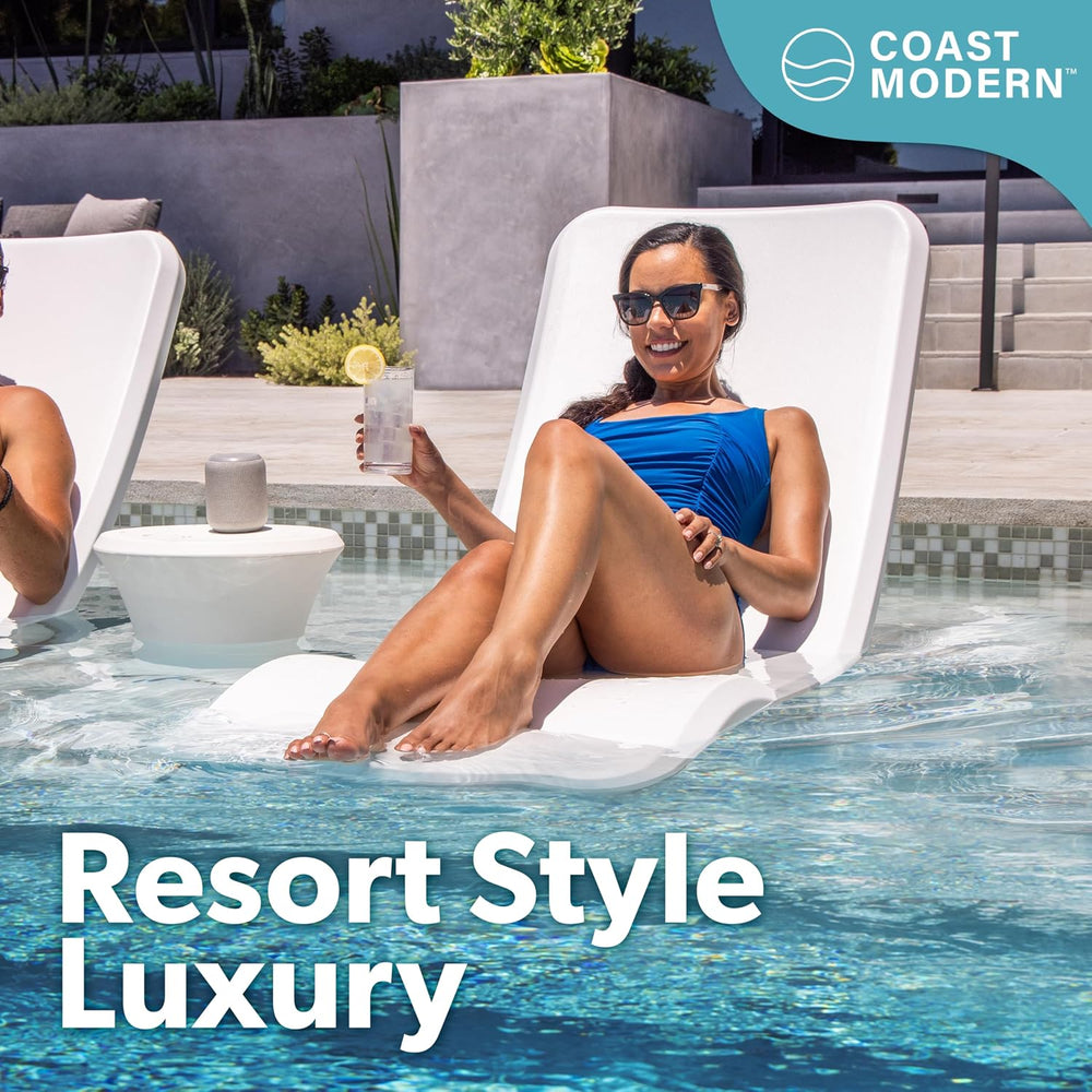Coast Modern in Pool Lounge Chair - Waterproof & Weighted Chaise Lounger ...