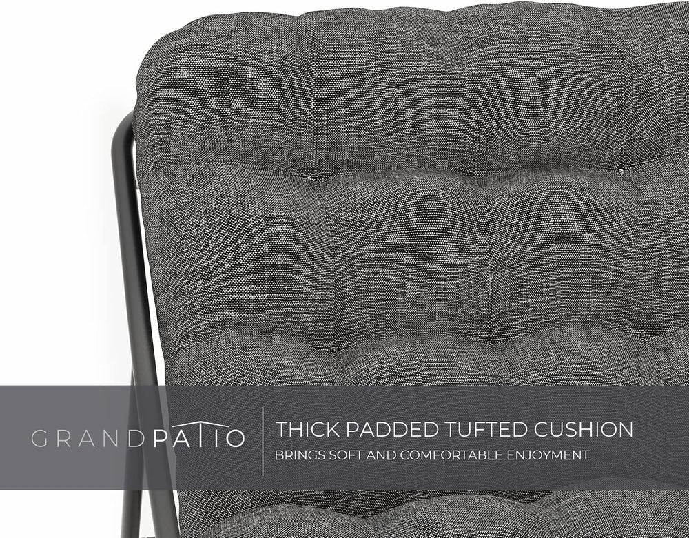 Grand patio Outdoor Rocking Chair, Padded Cushion Recliner Rocker for Front P...