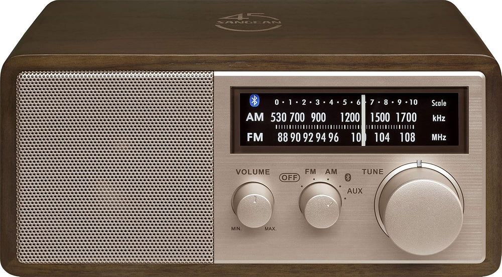 Sangean WR-16SE 45th Anniversary AM/FM/Bluetooth Radio, Dark Walnut Wood
