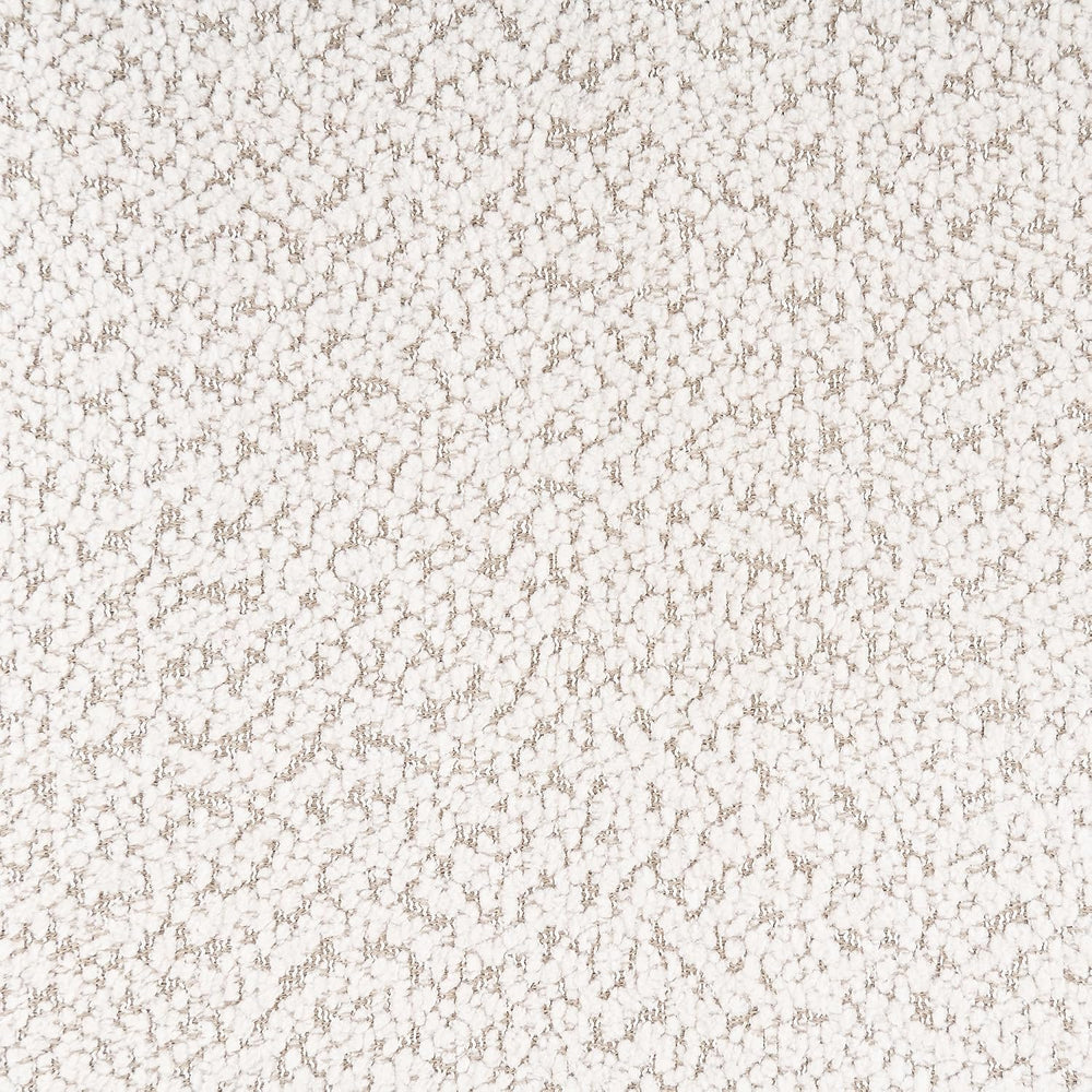 Virubi Elegant Upholstered Loop Yarn Ottoman, Beige End of Bed Entryway Bench...