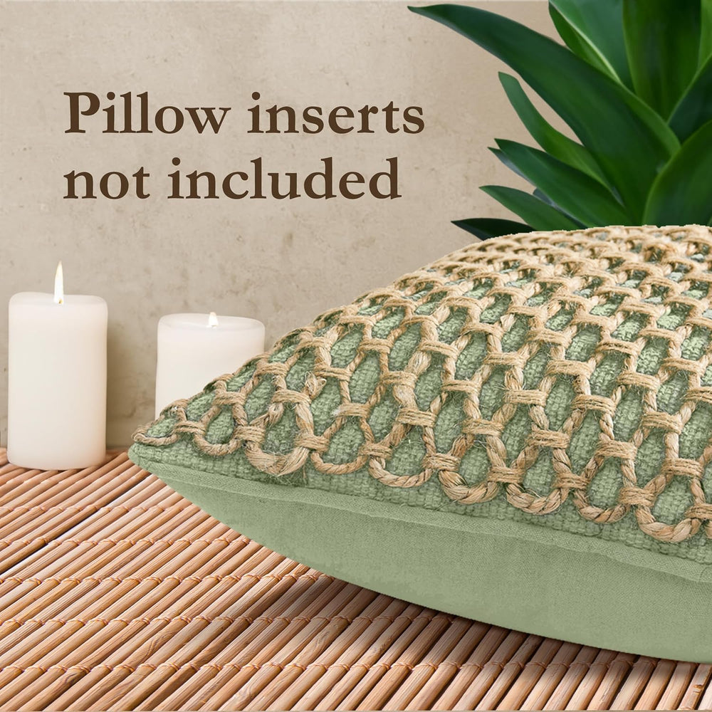 Boho Living Jada 2 Pc Decorative Throw Pillow Covers, Pillow Insert not Inclu...