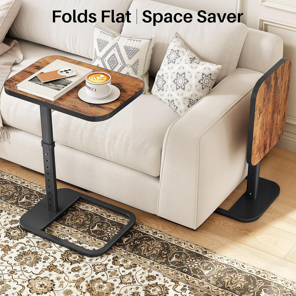 Kitstorack Upgraded TV Tray Table with Panel Lock, 90° Flip-Over Design &...