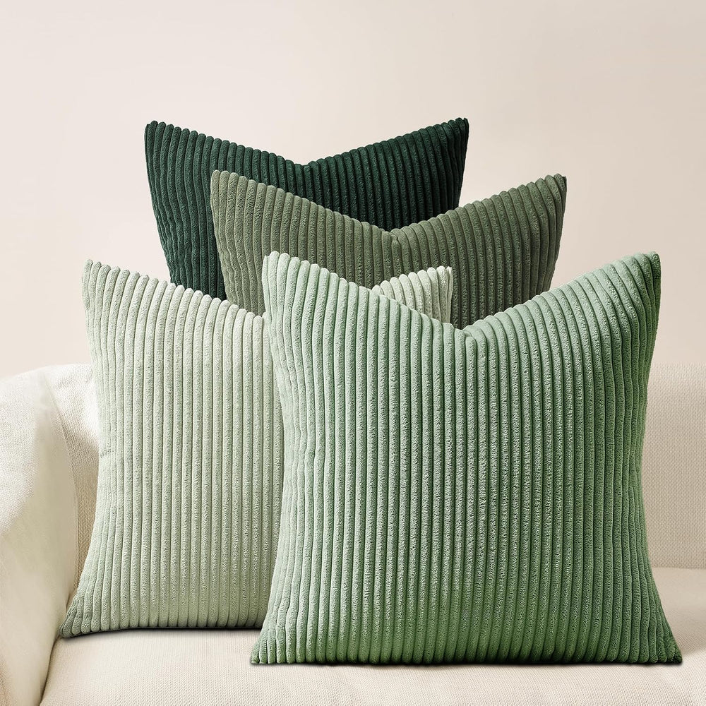 Topfinel Light Green Decorative Throw Pillow Covers Green Series,Winter Fluff...