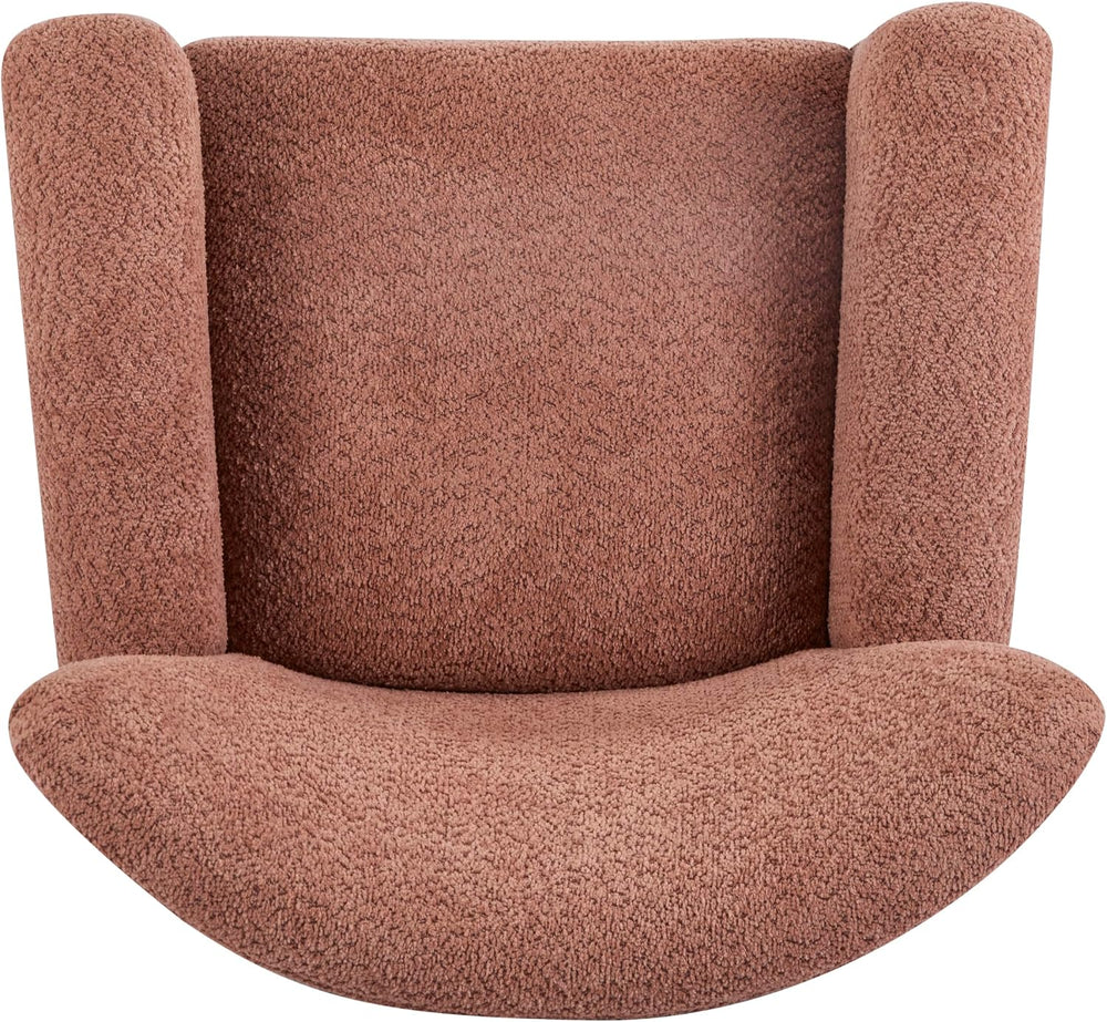 Christopher Knight Home Lindy Wingback Accent Chair, Upholstered Armchair wit...