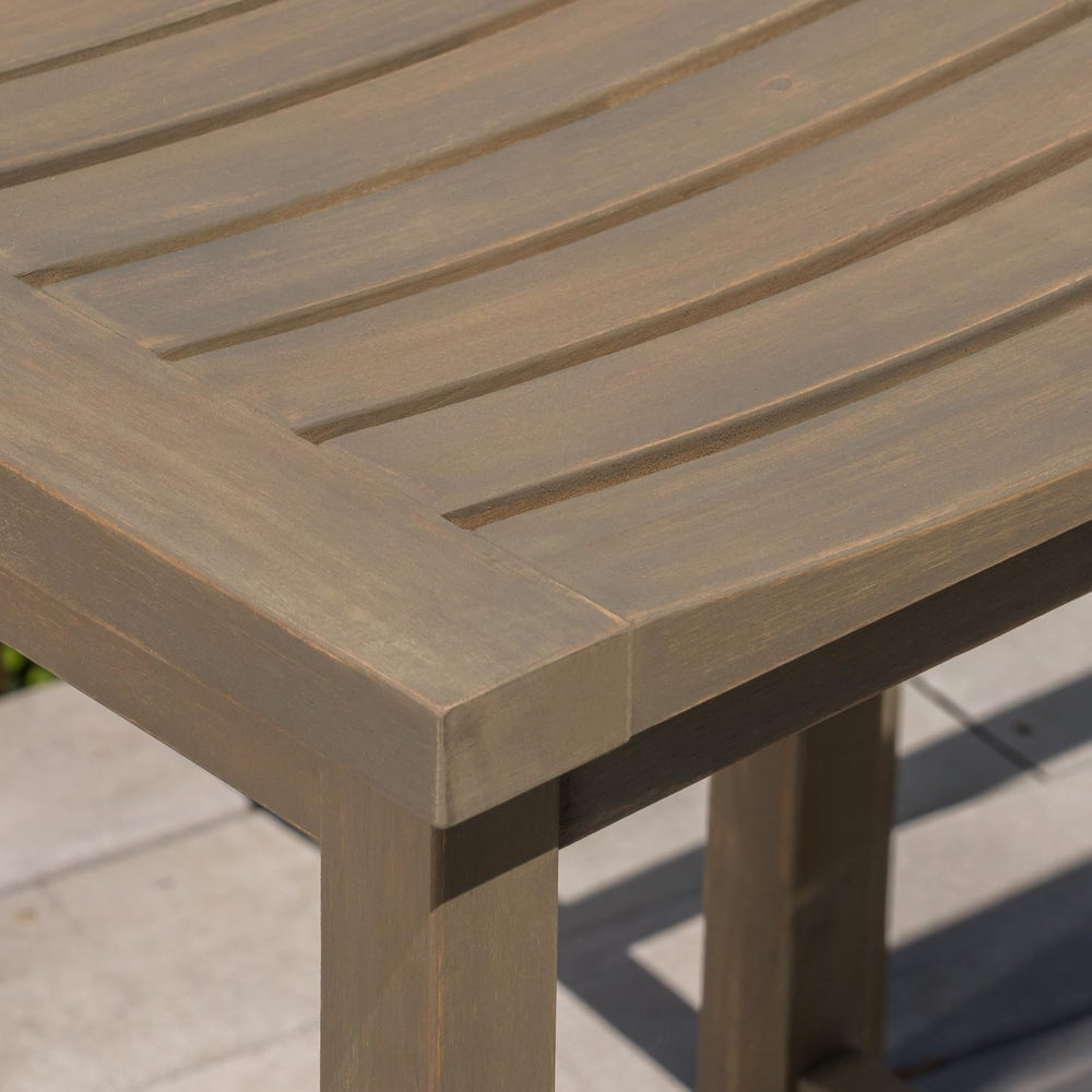 Christopher Knight Home Caribbean Outdoor 30" Acacia Wood Barstools, 4-P...