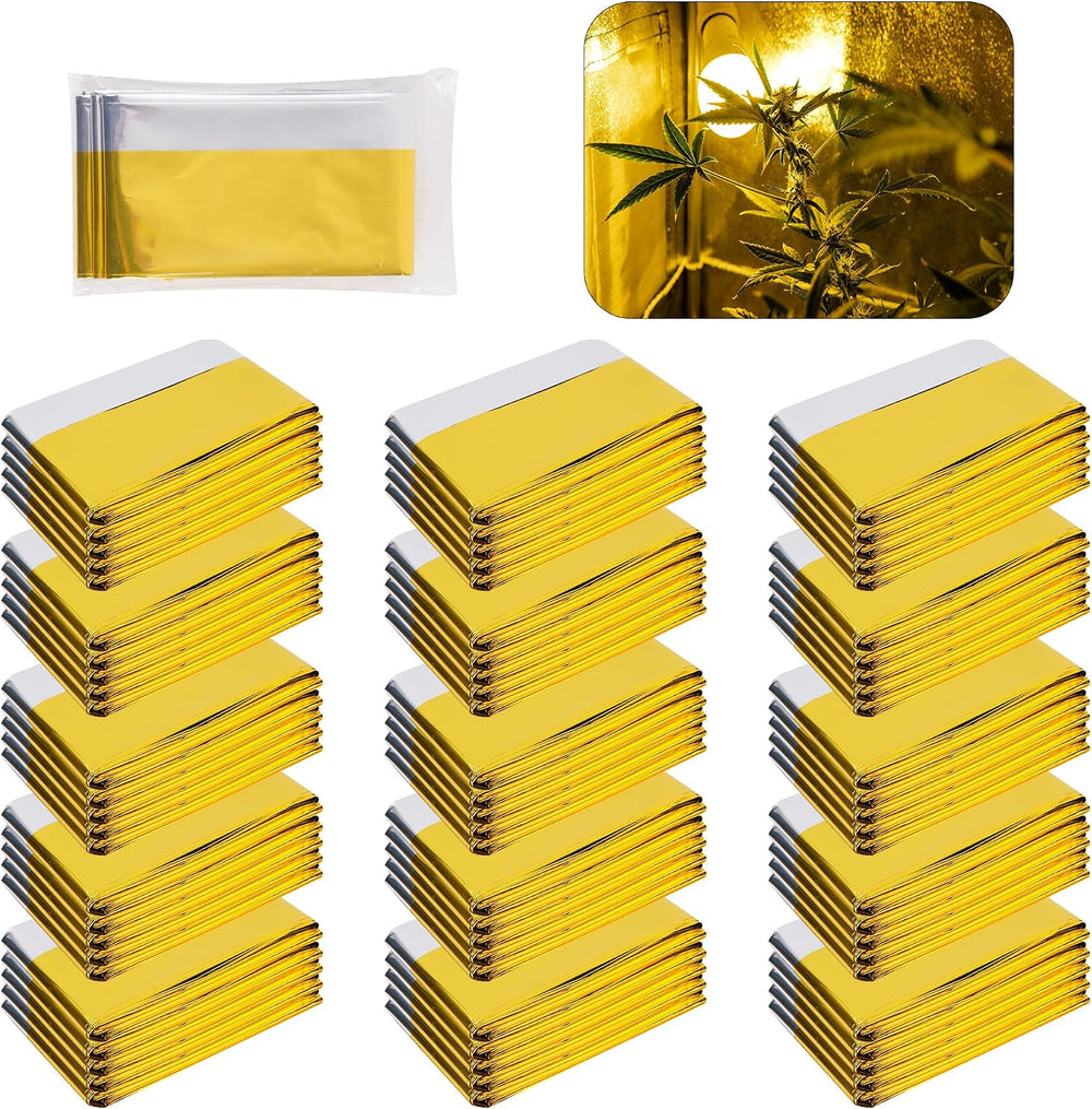 30 Pack High Reflective Mylar Sheets Plant Growth Mylar Films Garden Greenhou...