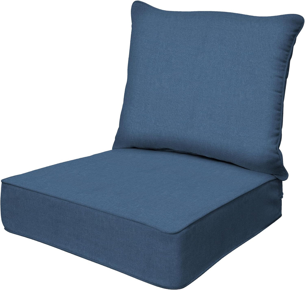Honeycomb Outdoor Heritage Deep Seat Cushion for Patio Furniture, 24 x 23