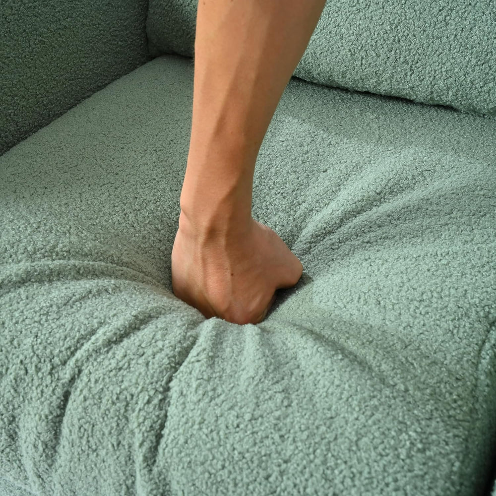 Accent Chair, Comfy Upholstered Living Room Chairs with High Tufted Backrest ...