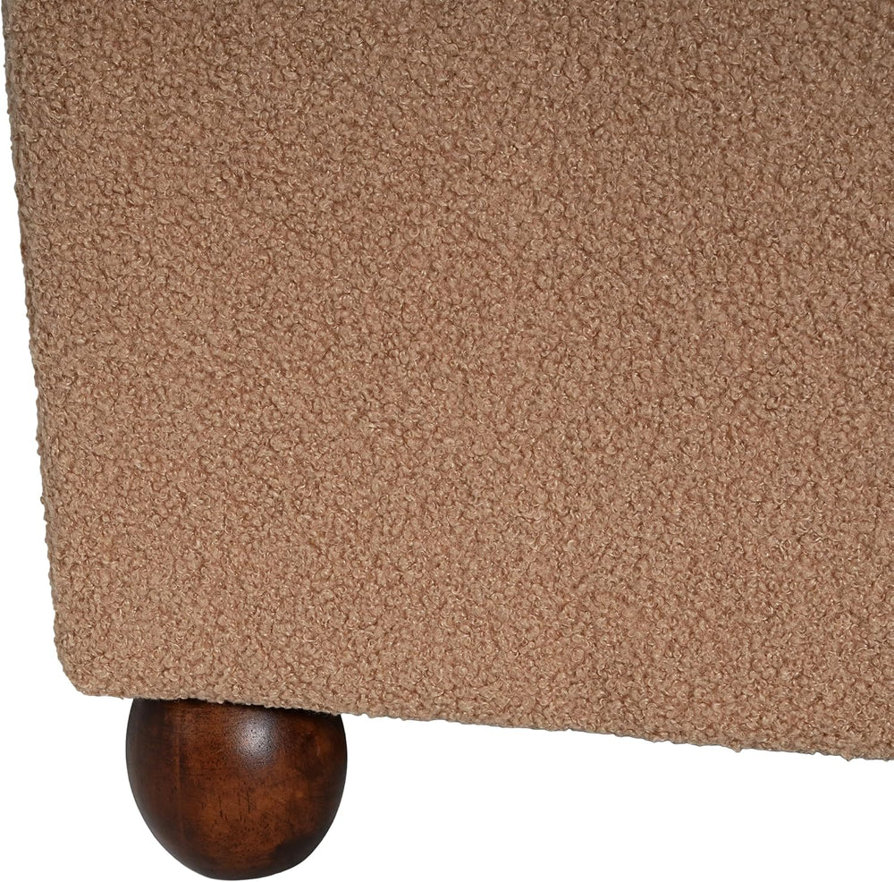 Christopher Knight Home Rika 48" Comfy Boucle Upholstered Bedroom Bench,...