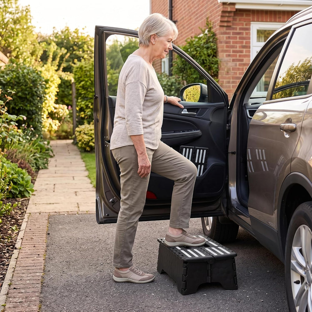 Generic Portable Folding Step Stool Nonslip for Elderly Assistant Lightweight...