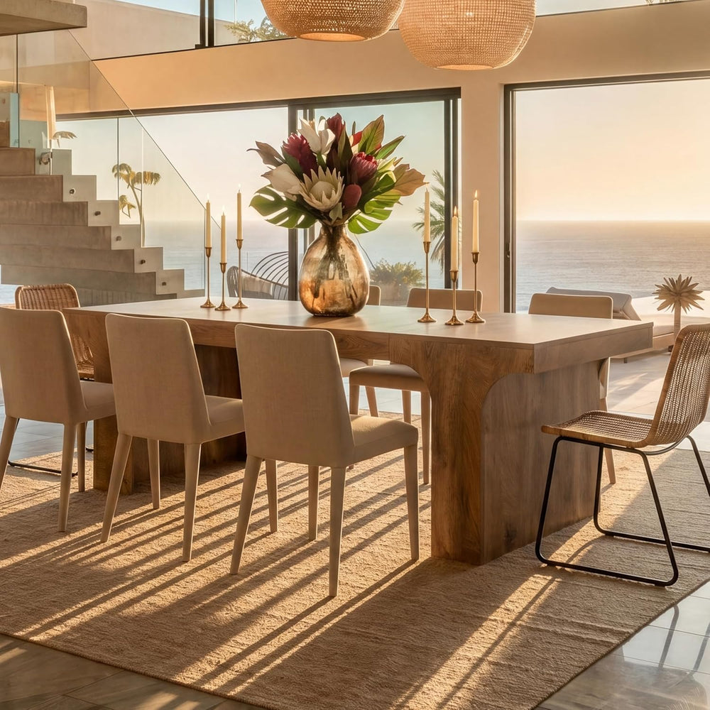 Tribesigns Large Dining Table for 6-8 People, 70.9" Long Wooden Kitchen ...