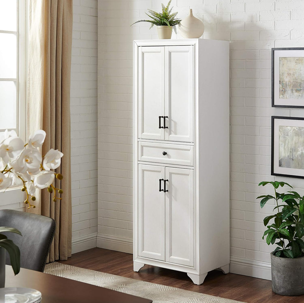 Crosley Furniture Tara Pantry Storage Cabinet with Shelves, Kitchen, Dining, ...