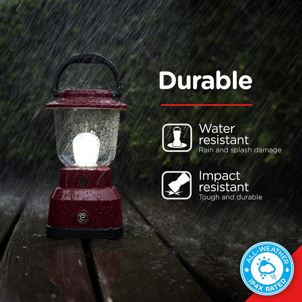 Enbrighten LED Large Camping Lantern, Battery Powered, USB Charging, 800 Lume...