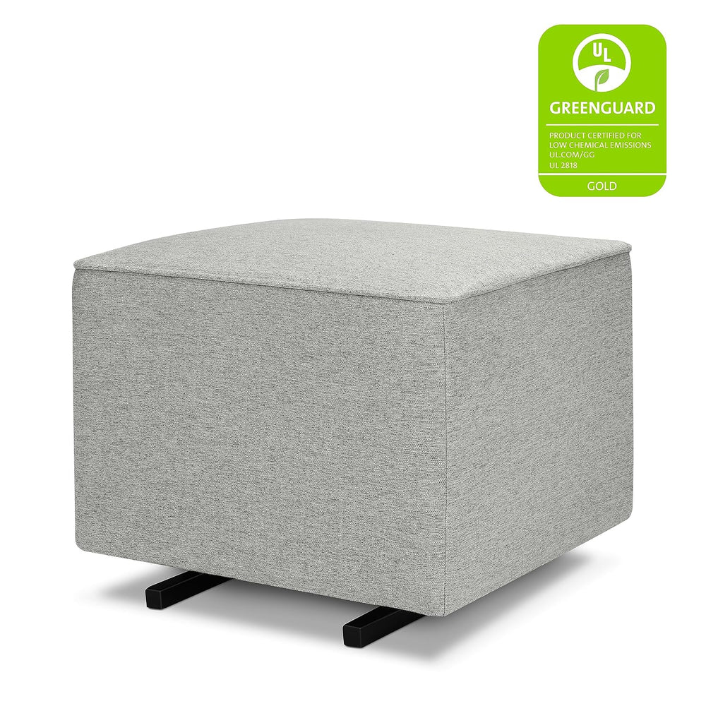 Davinci Universal Gliding Ottoman in Frost Grey, GREENGUARD Gold & CertiP...
