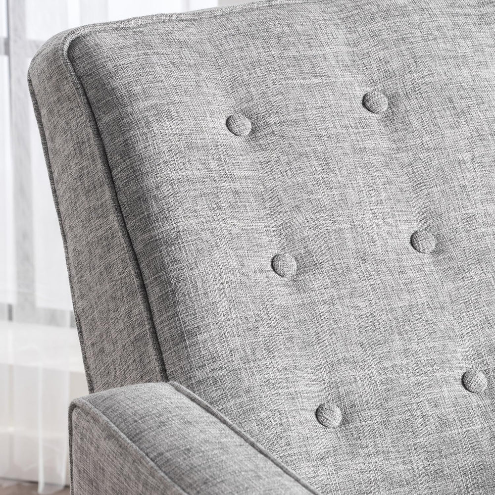 Christopher Knight Home Mervynn Mid-Century Modern Fabric Recliners, 2-Pcs Se...