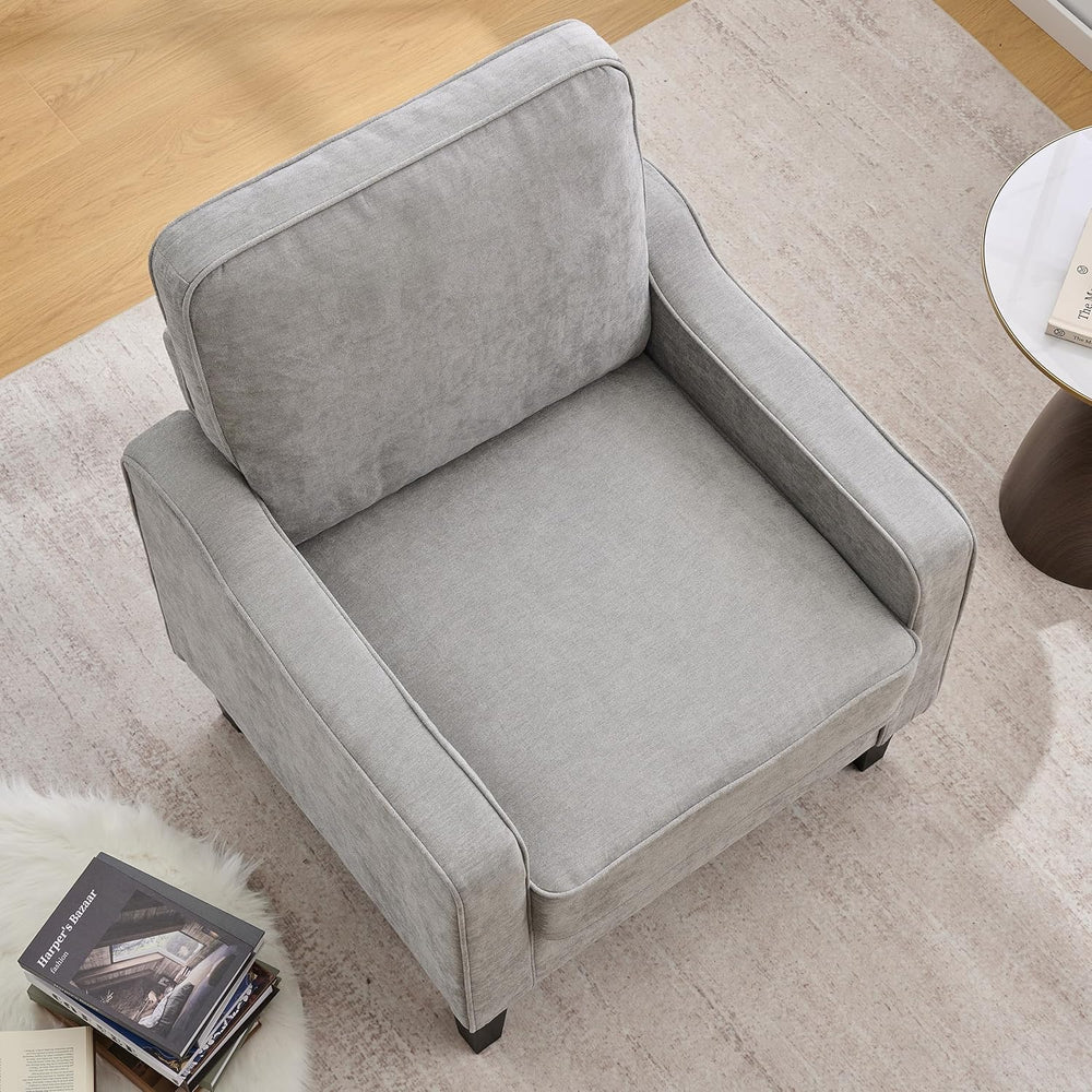Mangodan Comfy Accent Chair for Living Room, Mid Century Modern Reading Chair...