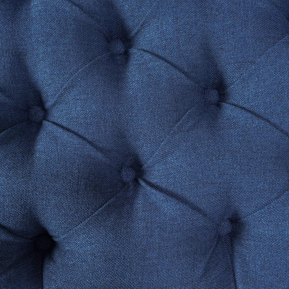 Christopher Knight Home Ottilie Fabric Storage Ottoman, Dark Blue, 17.75"...