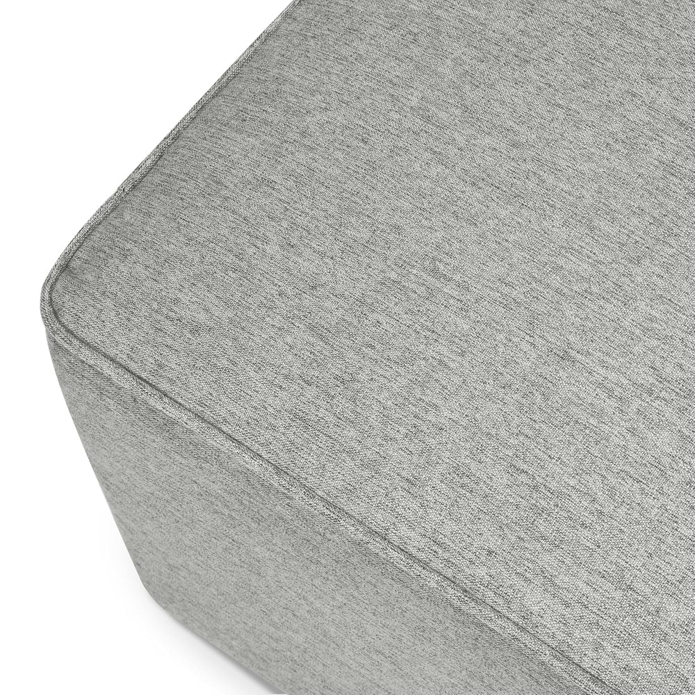 Davinci Universal Gliding Ottoman in Frost Grey, GREENGUARD Gold & CertiP...