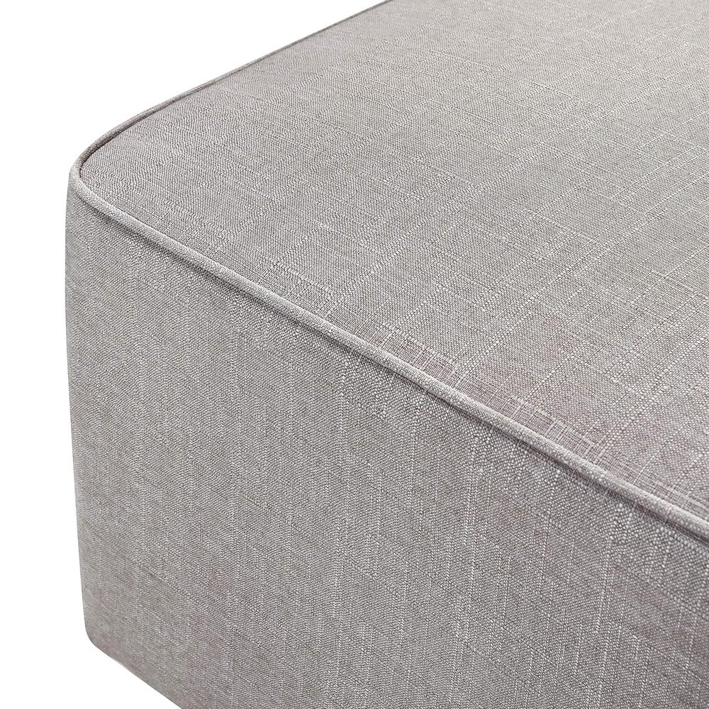 DaVinci Universal Gliding Ottoman in Misty Grey, Greenguard Gold & CertiP...