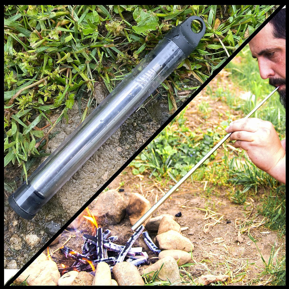 Bushcraft Fire Starting Kit - Ferro Rod & Magnesium Fire Starter