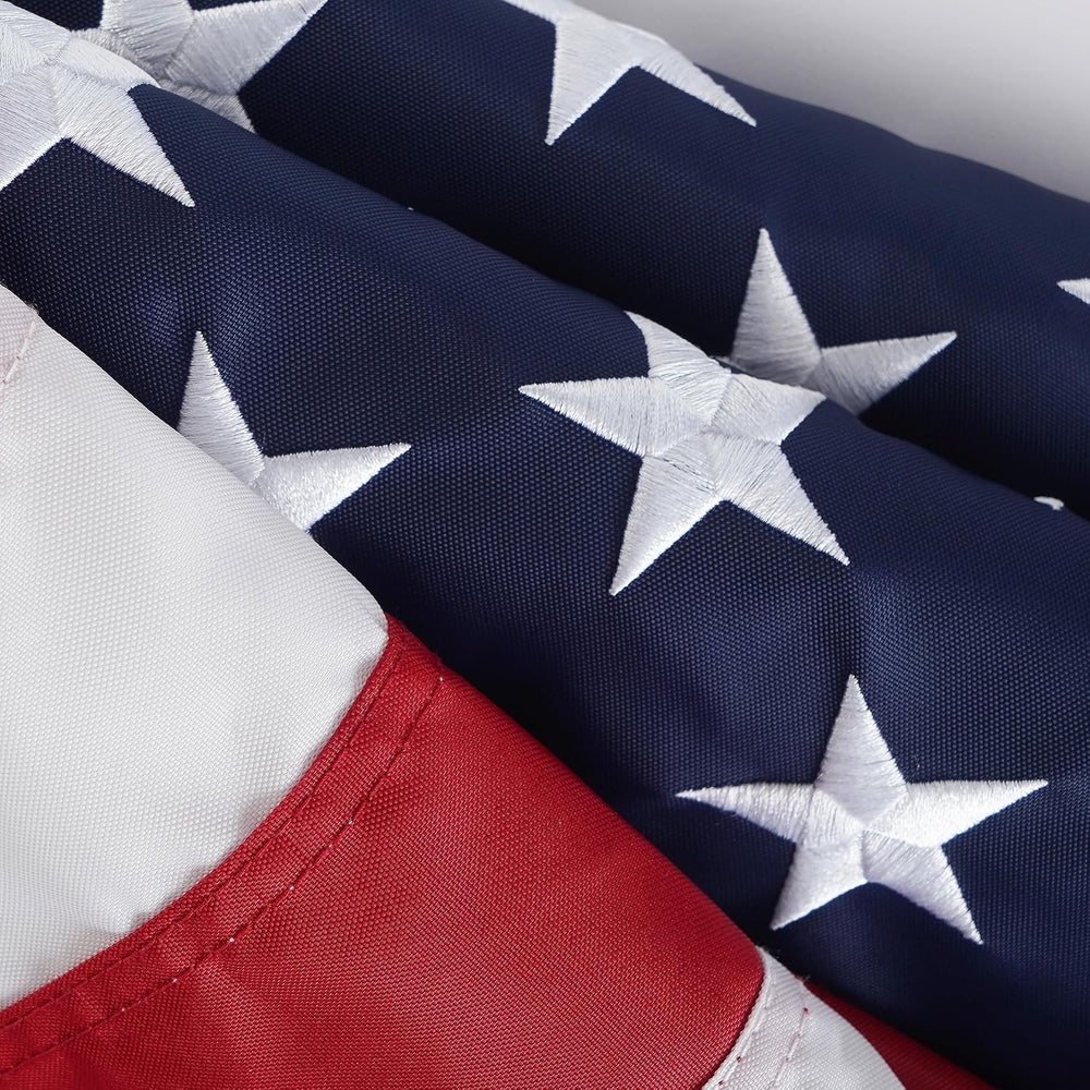 SYII American Flag 3x5 Ft TearProof Series for Outside, Heavy Duty Tough Spun...